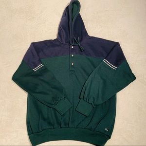 Christian Dior Monsieur Men’s Henley Soft Hoodie Sweatshirt Sz L